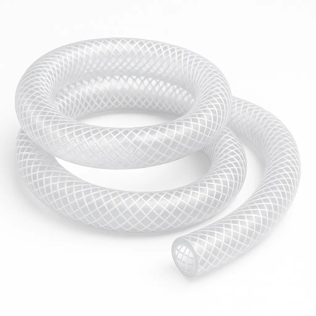  Шланги из ПВХ с оплеткой из полиэфирных нитей